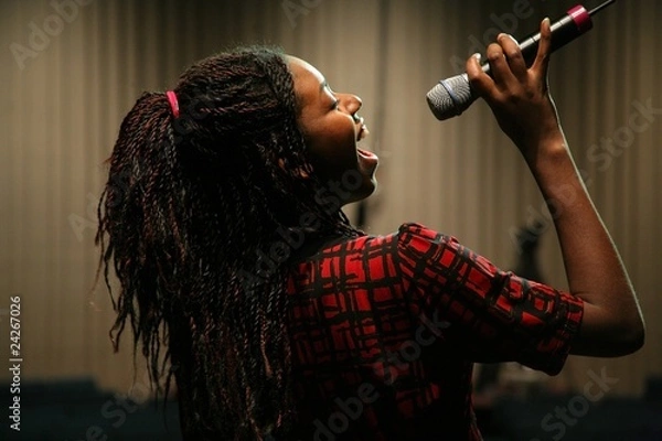 Obraz Śpiewanie nastolatków