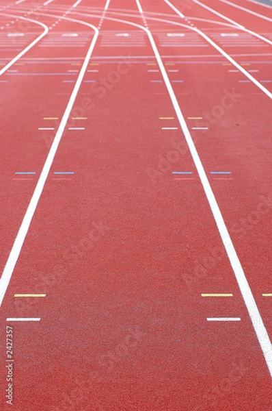 Fototapeta piste d'athlétisme