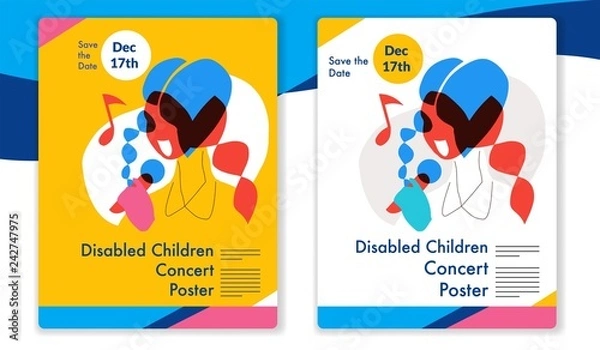 Fototapeta Disability music concert