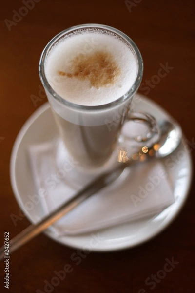 Fototapeta coffe - latte