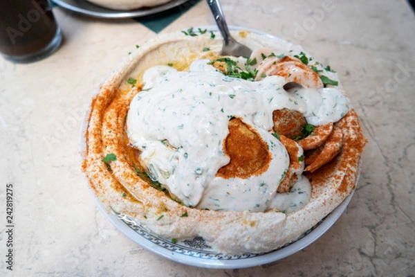 Obraz Hummus plate 