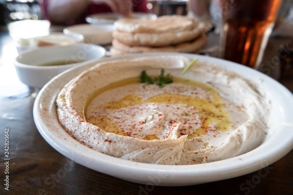 Obraz HUmmus plate