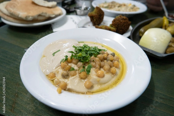 Obraz HUmmus plate
