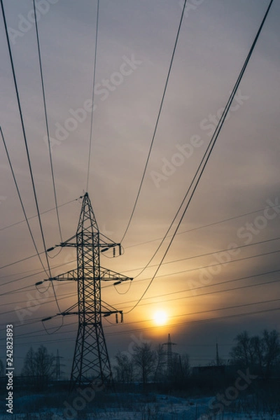 Obraz power tower in the sun