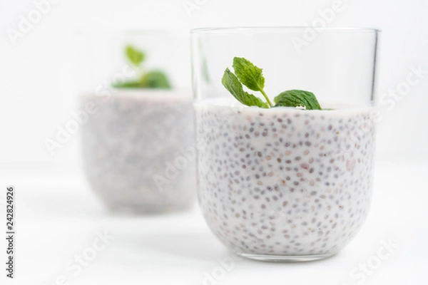 Obraz Verrine chia pudding