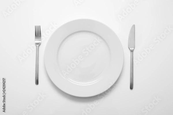 Fototapeta Dinner Plate