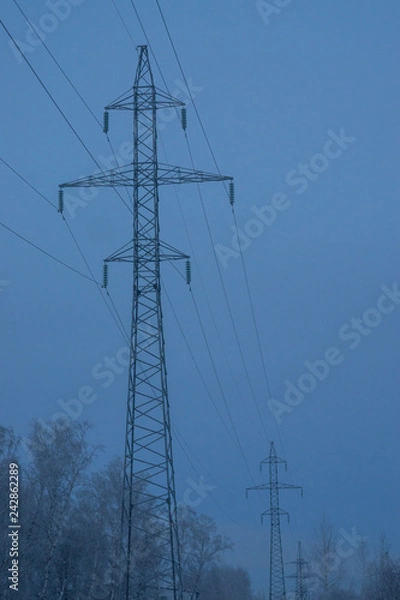 Obraz Power lines