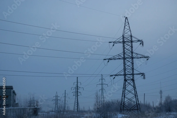 Obraz Power lines