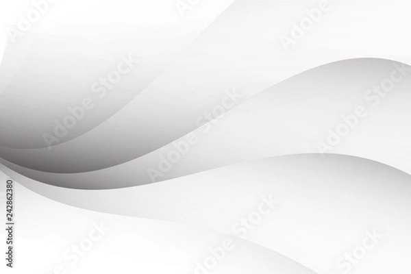 Fototapeta Grey Gradient abstract background vector illustration.