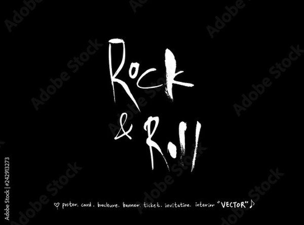 Fototapeta 음악회 포스터 / 손으로 그린 음악 일러스트