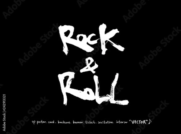 Fototapeta 음악회 포스터 / 손으로 그린 음악 일러스트