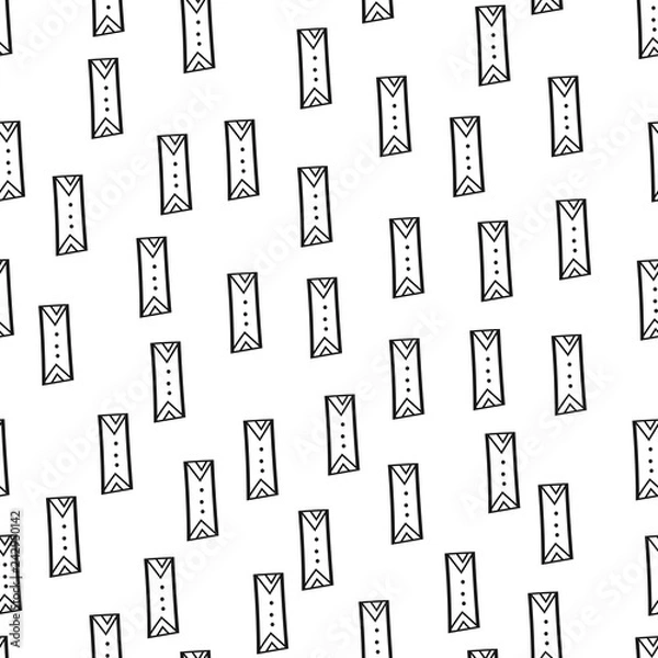 Fototapeta Geometric modern background. Abstract minimalist seamless pattern. Repetitive design for cover, wallpaper, fabric.