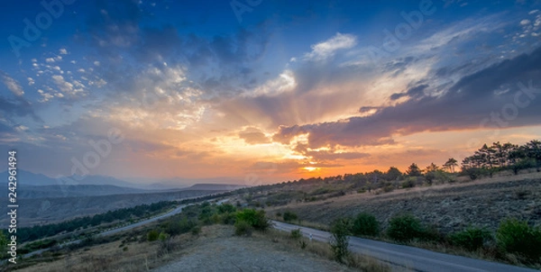 Obraz Beautiful summer sunset