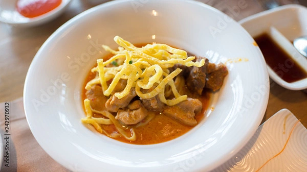 Obraz Khao Soi Northern Thai Curry Noodles