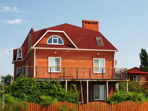 Obraz Beautiful cottage in the resort