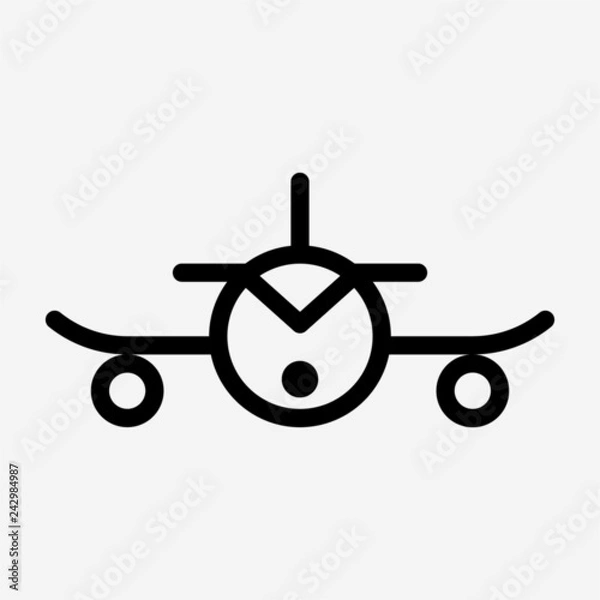 Obraz Outline airway pixel perfect vector icon