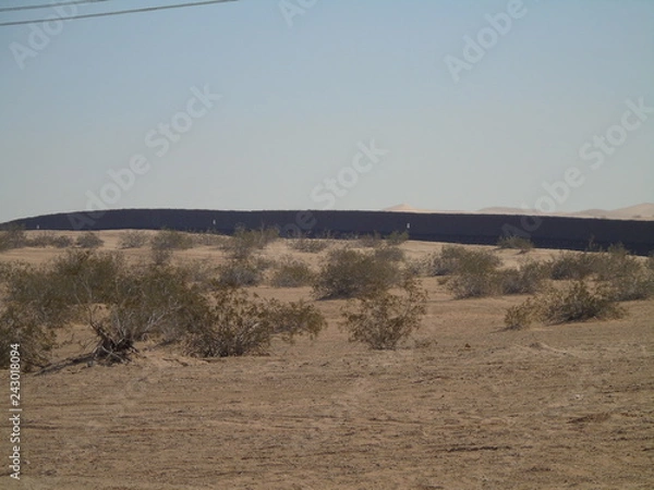 Obraz Mexico, US border wall