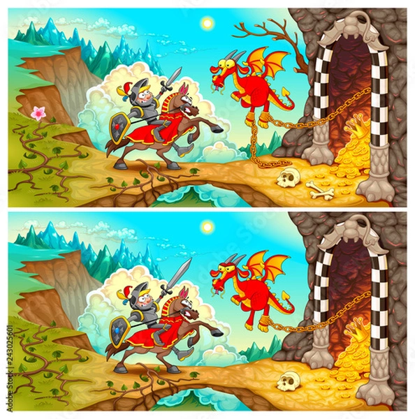 Fototapeta Spot the differences