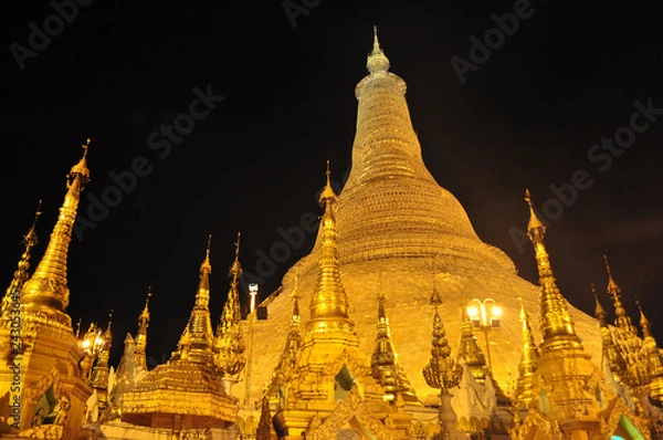 Obraz シェエダゴンパゴダ