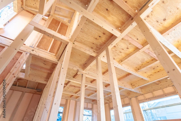 Fototapeta 上棟現場