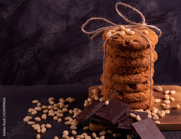 Obraz chocolate and cookies