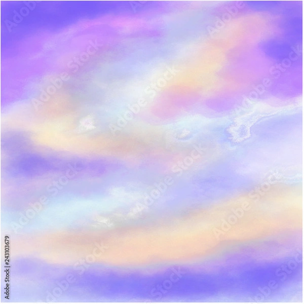 Fototapeta blue sky with clouds