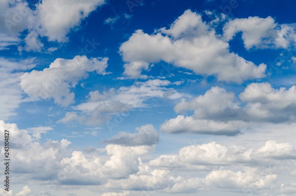 Obraz Blue sky with clouds