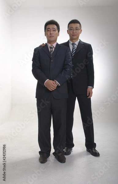 Fototapeta two business man