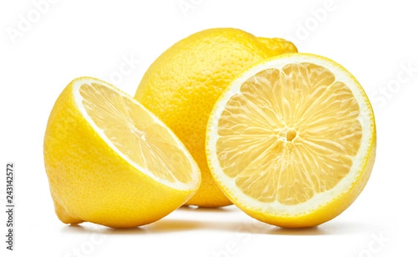 Obraz lemon isolated on white background