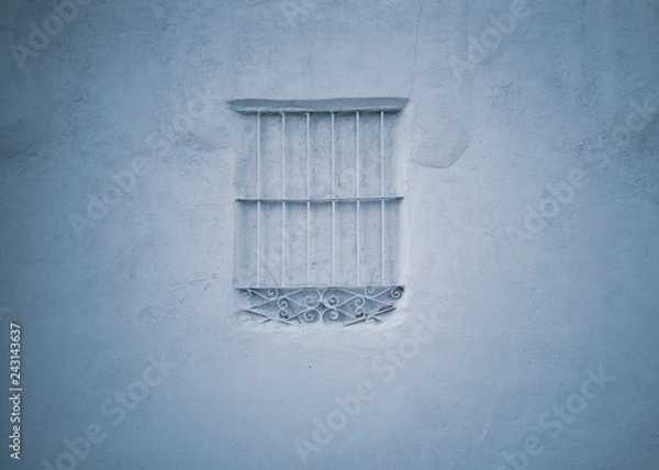 Fototapeta White blind window