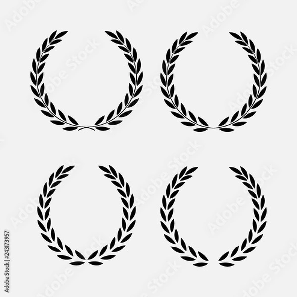 Obraz icon laurel wreath, spotrs design