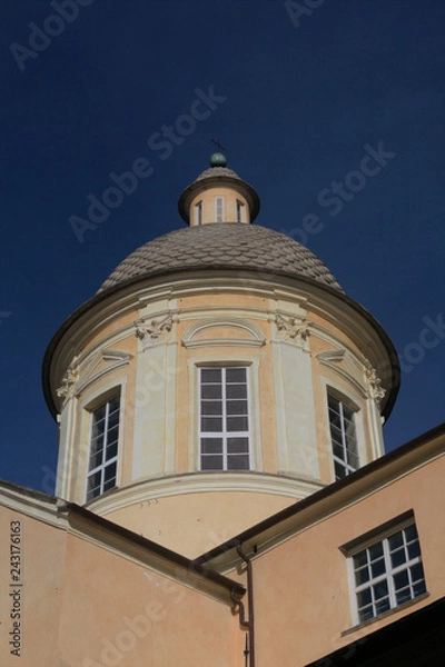 Fototapeta church, architecture, building,religion,cross, sky,blue 