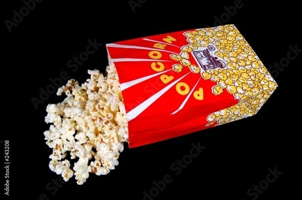 Obraz popcorn and popcorn bag