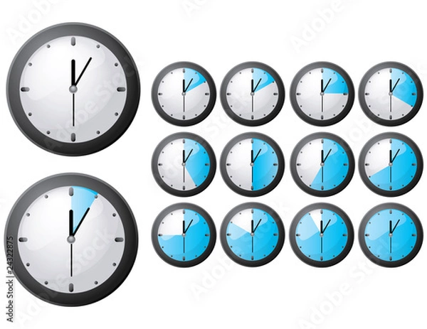 Obraz Vector timer icon