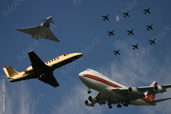 Obraz very crowded skies