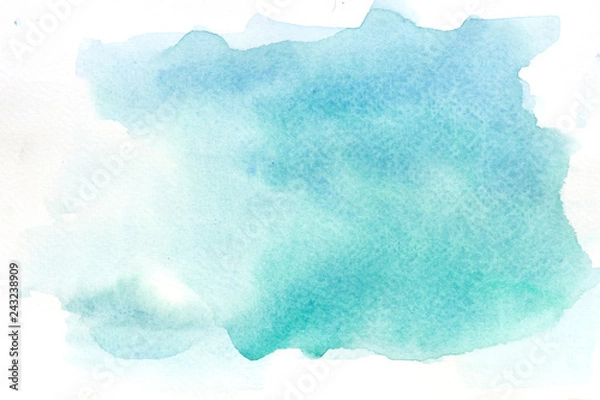 Obraz Streszczenie niebieskim tle akwarela tekstury