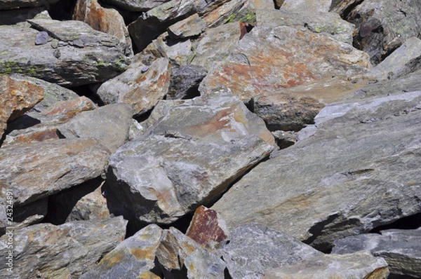 Obraz Geröll in den Alpen