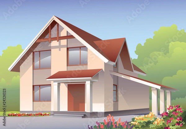 Obraz Beautiful House