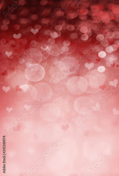 Obraz background as valentines day concept