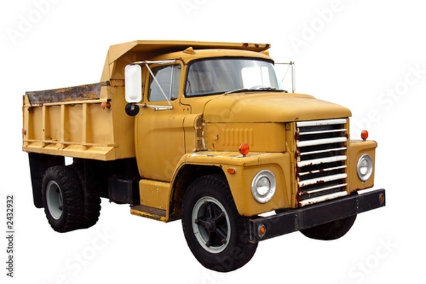 Fototapeta municipal dump truck