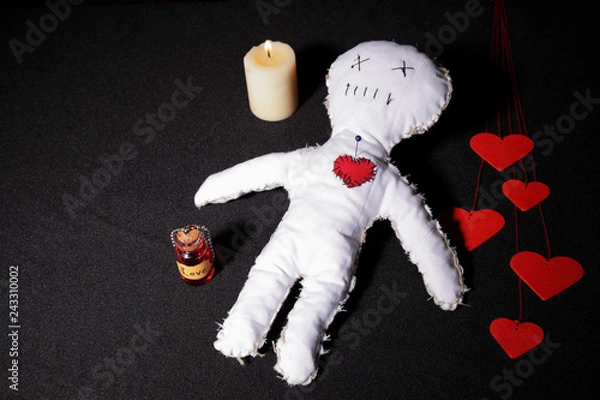 Obraz Voodoo doll for a love spell