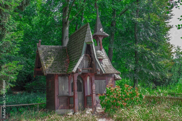 Obraz Spooky cottage of the forest