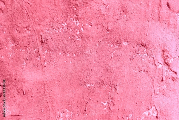 Fototapeta Texture, wall, concrete, it can be used as a background . Wall fragment with scratches and cracks