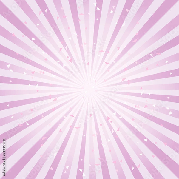 Fototapeta Scratched Abstract background. Soft Purple Violet rays background. Vector