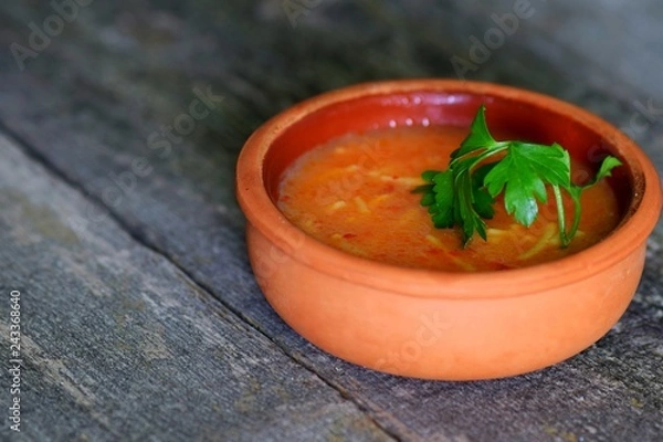 Fototapeta Şehriye çorbası