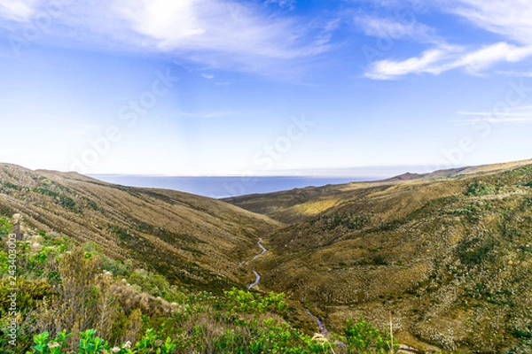Obraz Un río atravesando el valle