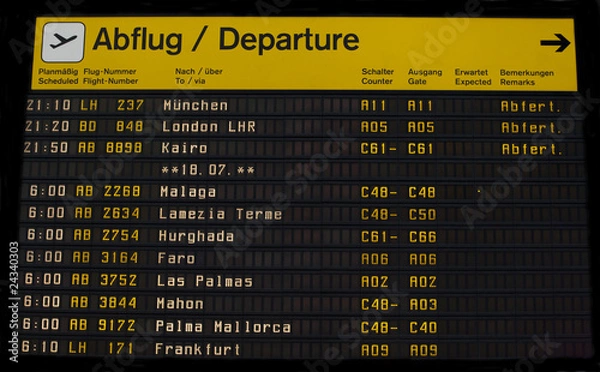 Obraz Abflug / Departure 1