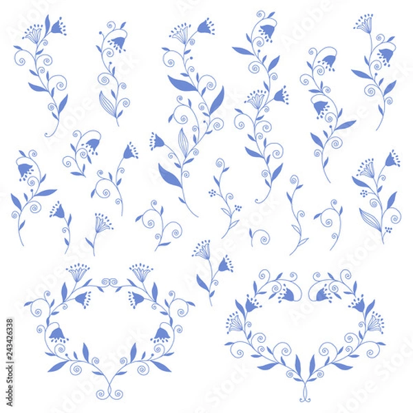 Fototapeta 抽象的な花,