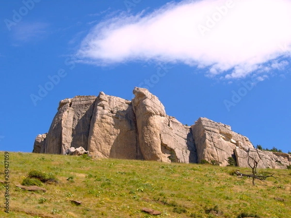 Fototapeta Rock on the hill
