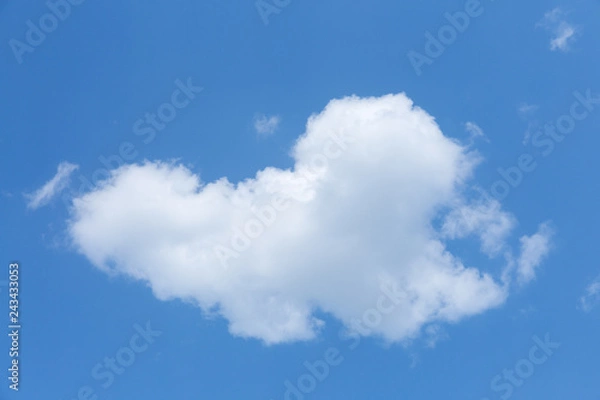 Fototapeta Blue sky and white clouds.